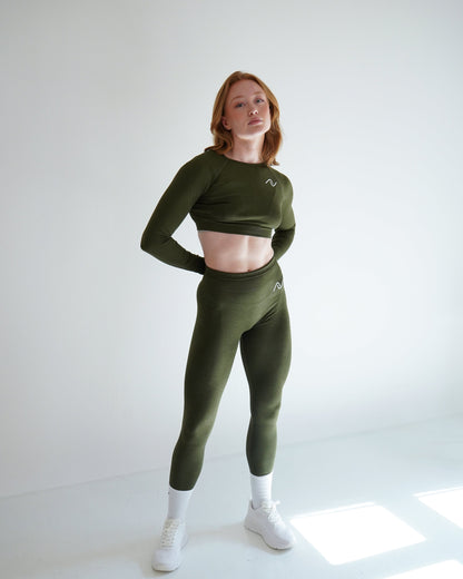 AURA CROPPED LONG SLEEVE