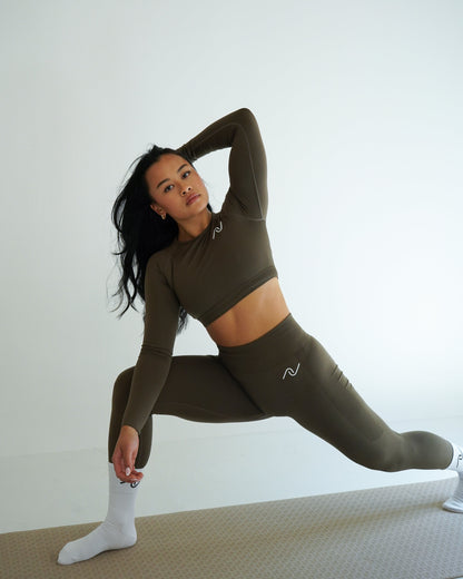 AURA CROPPED LONG SLEEVE