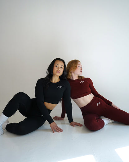 AURA CROPPED LONG SLEEVE