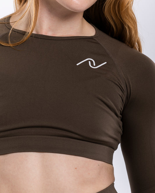 AURA CROPPED LONG SLEEVE