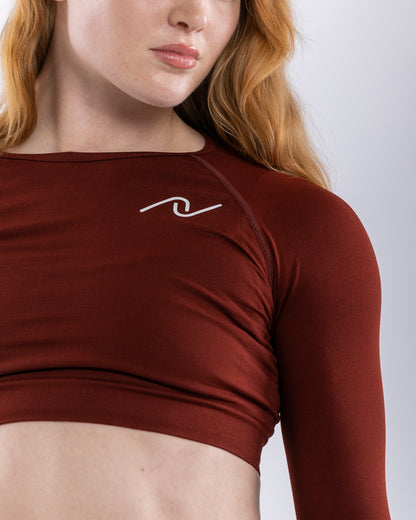 AURA CROPPED LONG SLEEVE