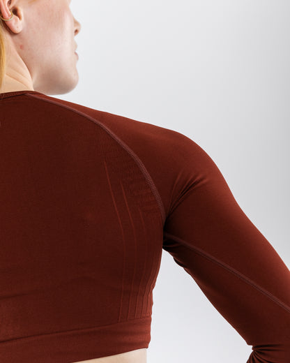 AURA CROPPED LONG SLEEVE